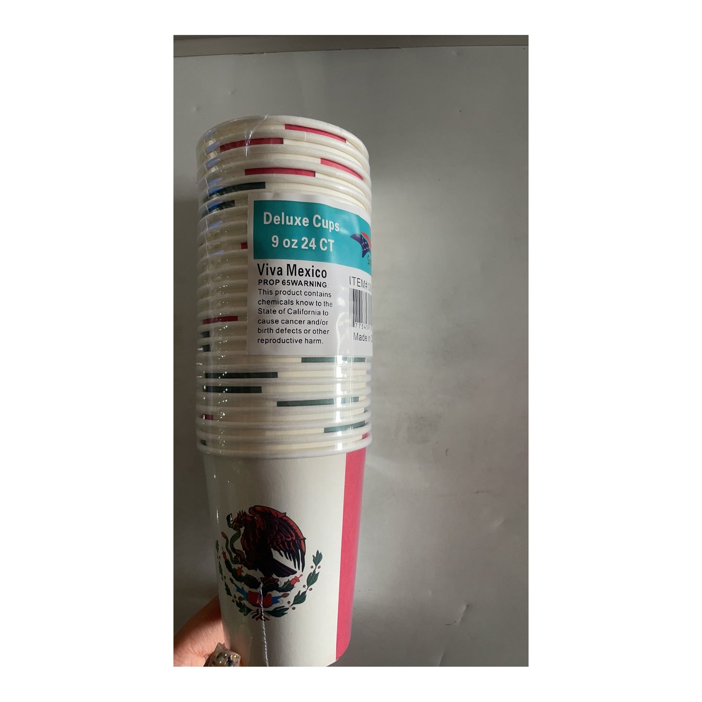 9Oz Cups 24 ct Mexico 24Set/Cs