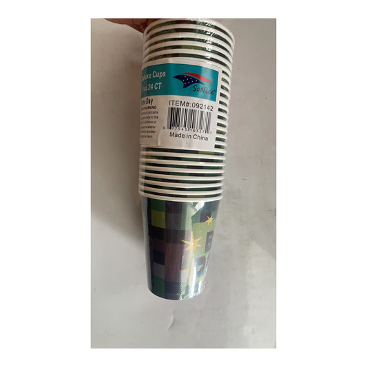 9Oz Paper Cup 24 ct Mining 24Pk/Cs