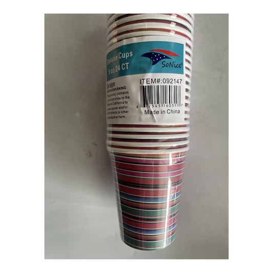 9Oz Cups Sarape 24 ct 24Pk/Cs
