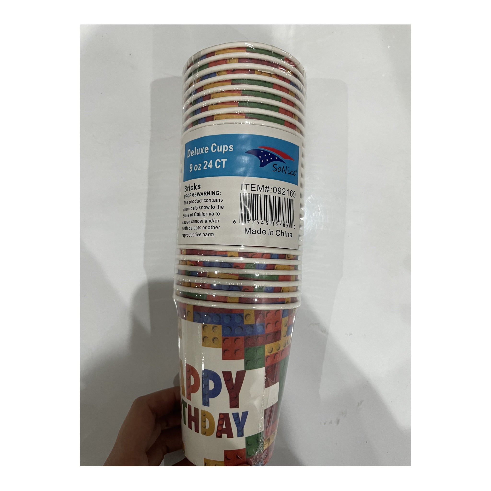 9Oz Paper Cup 24 ct Bricks 24Pk/Cs