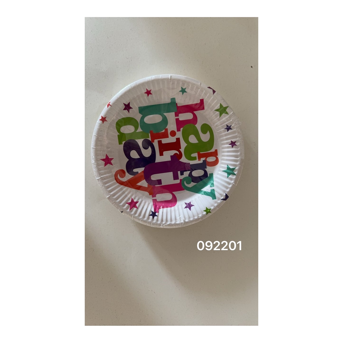 7" Plts 24 ct Happy Birthday 24Pk/Cs