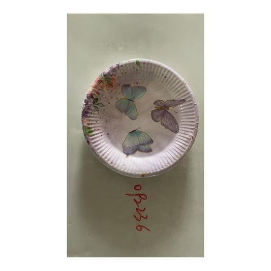 7" Plts 24 ct Butterfly 24Pk/Cs