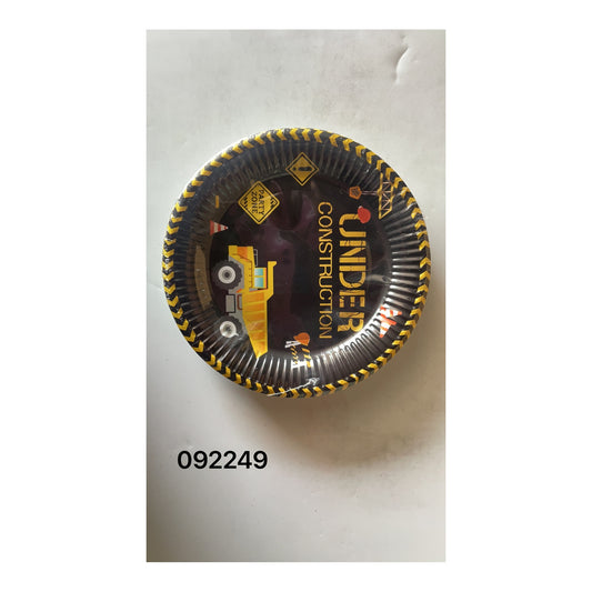 7" Plates 24 ct Cnstrctn 24Pk/Cs