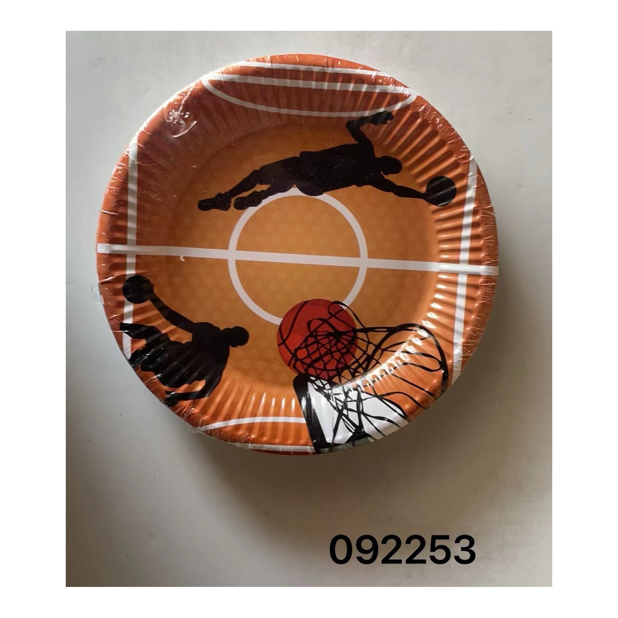 7" Plts 24 ct Basketball 24Pk/Cs