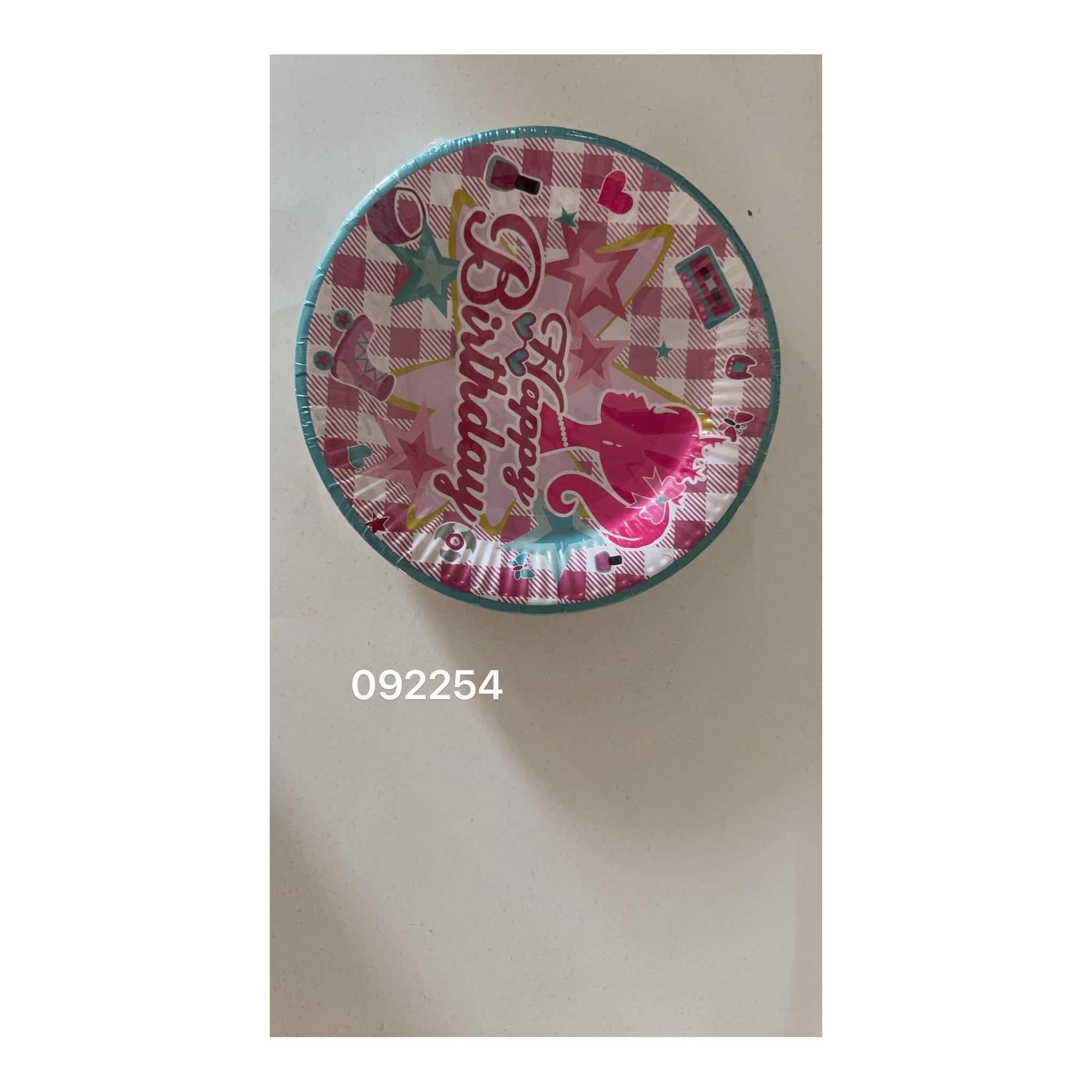 7" Plts 24 ct Pretty Girl 24Pk/Cs