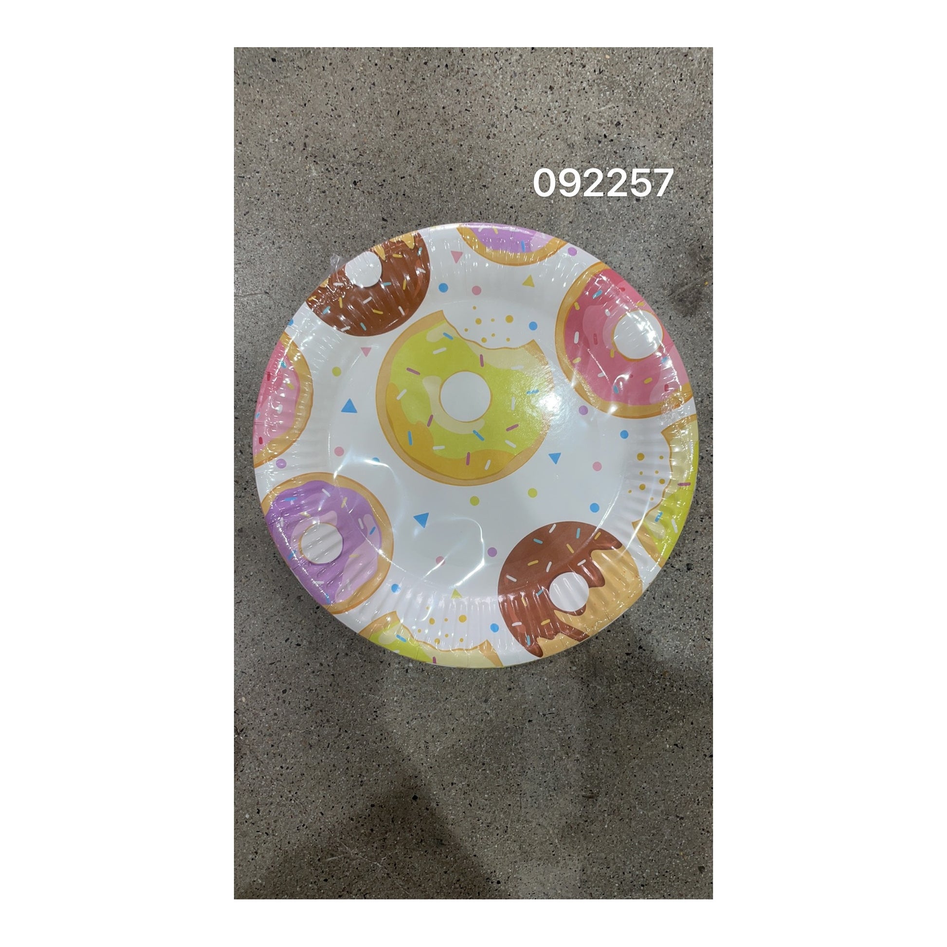 7"Paper Plate 24 ct Donut 24Pk/Cs