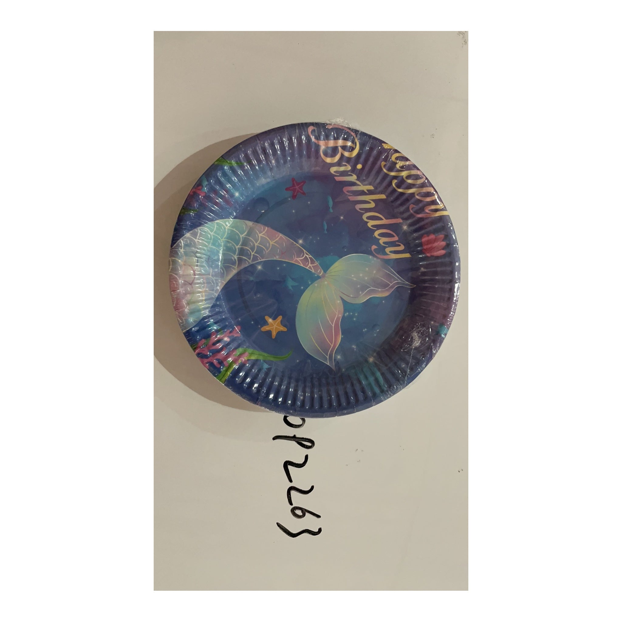 7"Paper Plate 24 ct Mermaid 24Pk/Cs