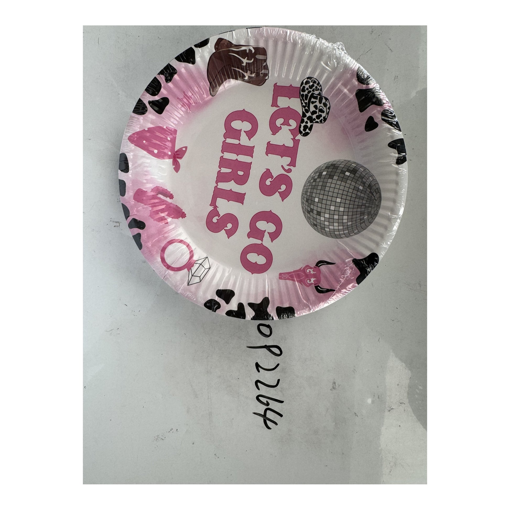 7"Paper Plate 24 ct Cowgirl 24Pk/Cs