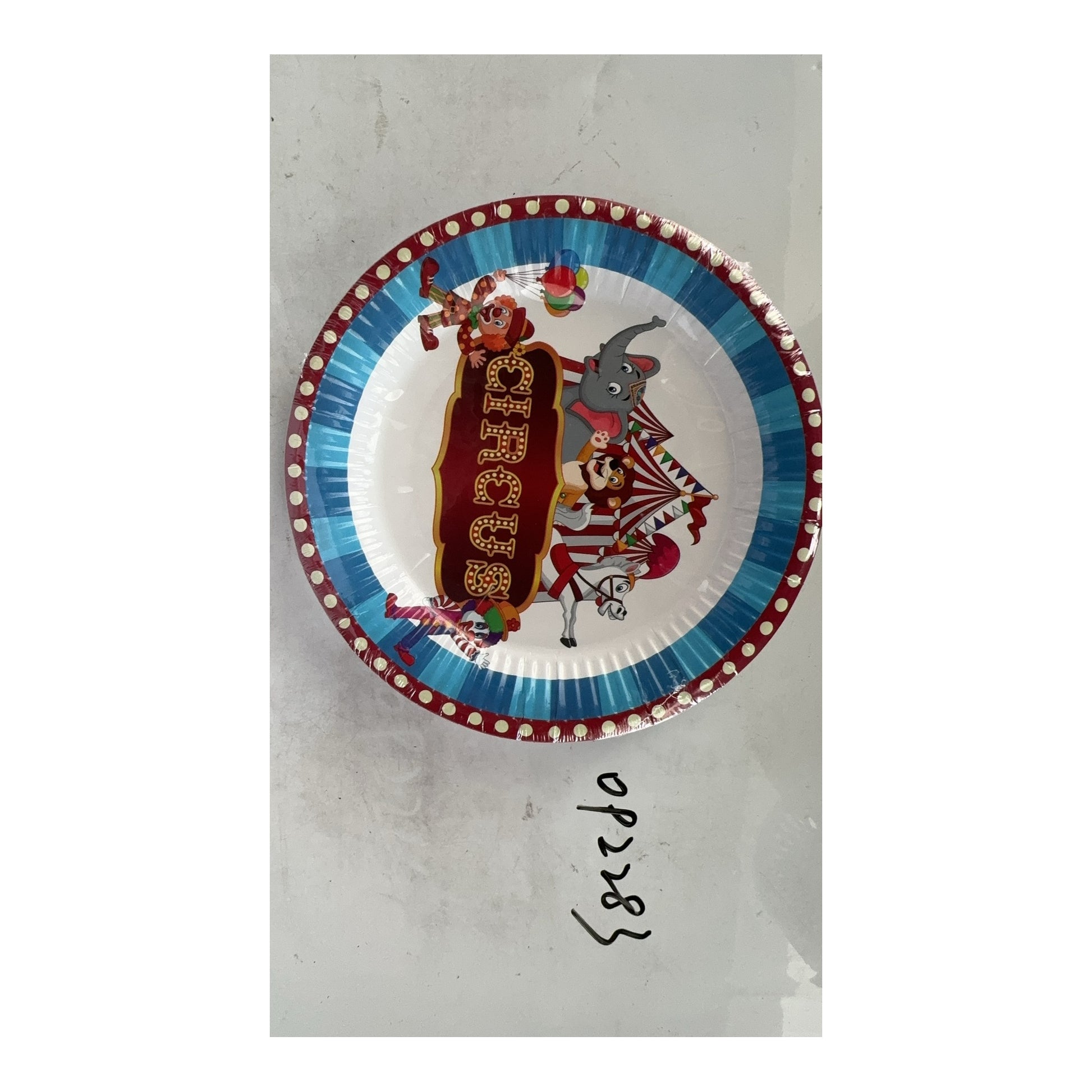 7"Paper Plate 24 ct Circus 24Pk/Cs