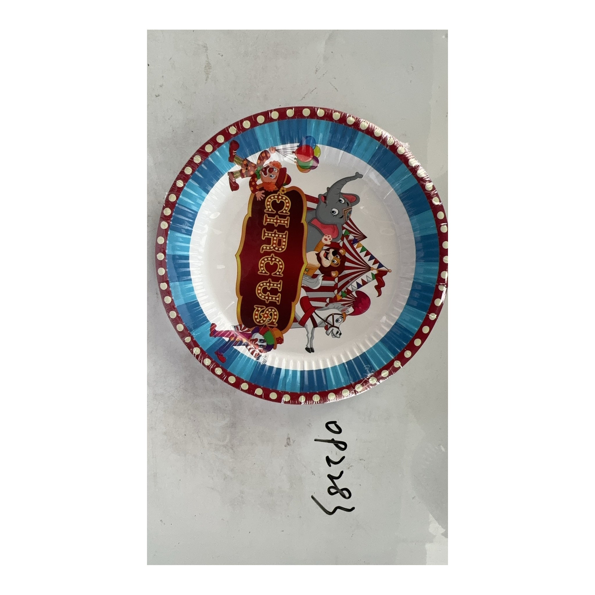 7"Paper Plate 24 ct Circus 24Pk/Cs