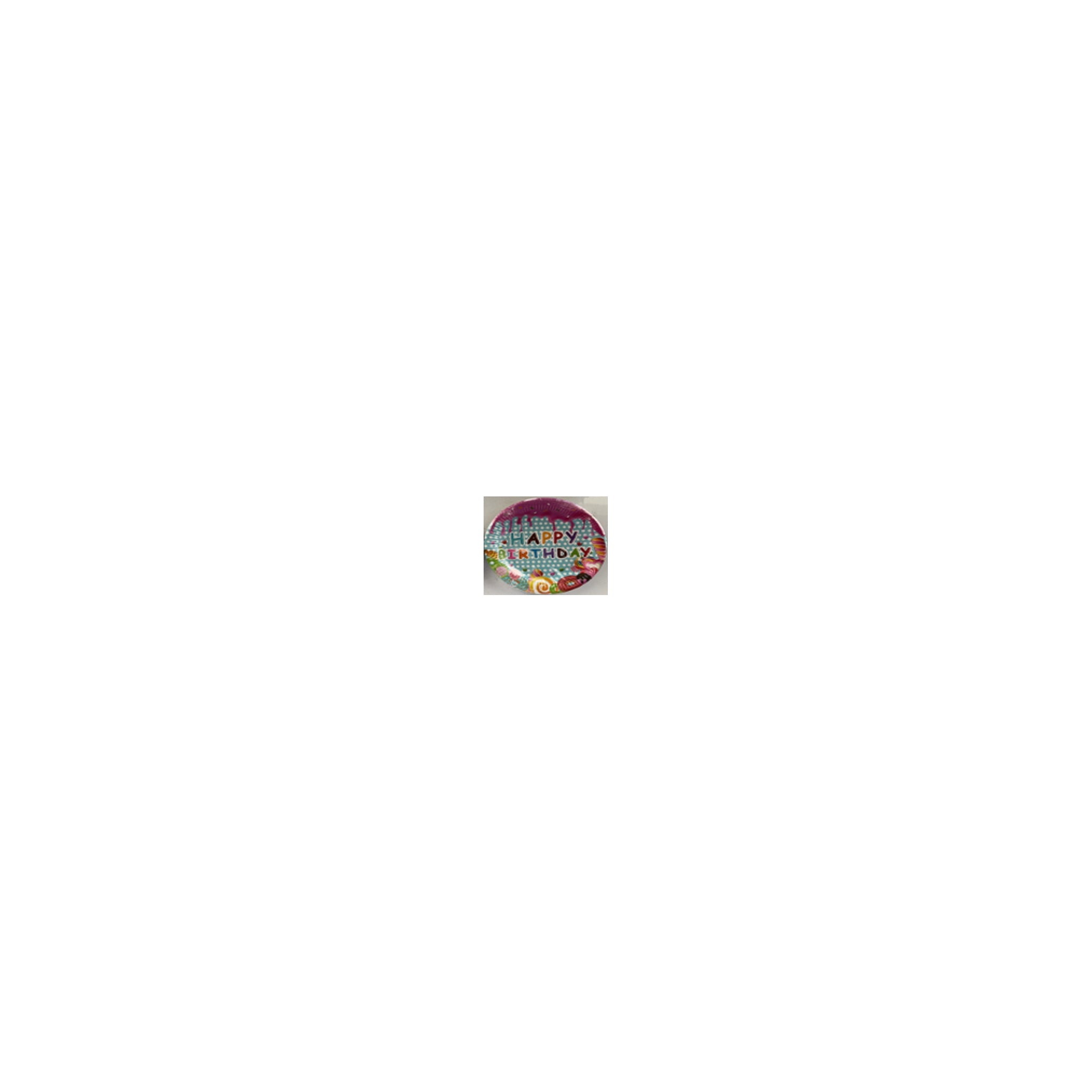 9" Plates 24 ct Candyland 24Pk/Cs