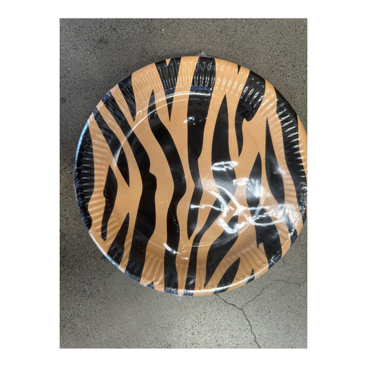 9" Plates 24 ct Get-Wild 24Pk/Cs