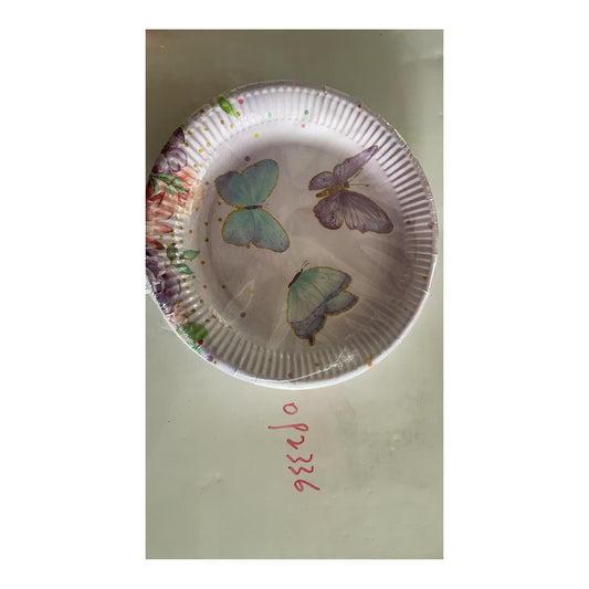 9" Plts 24 ct Butterfly 24Pk/Cs