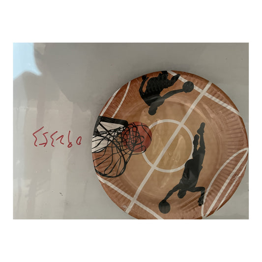 9" Plts 24 ct Basketball 24Pk/Cs