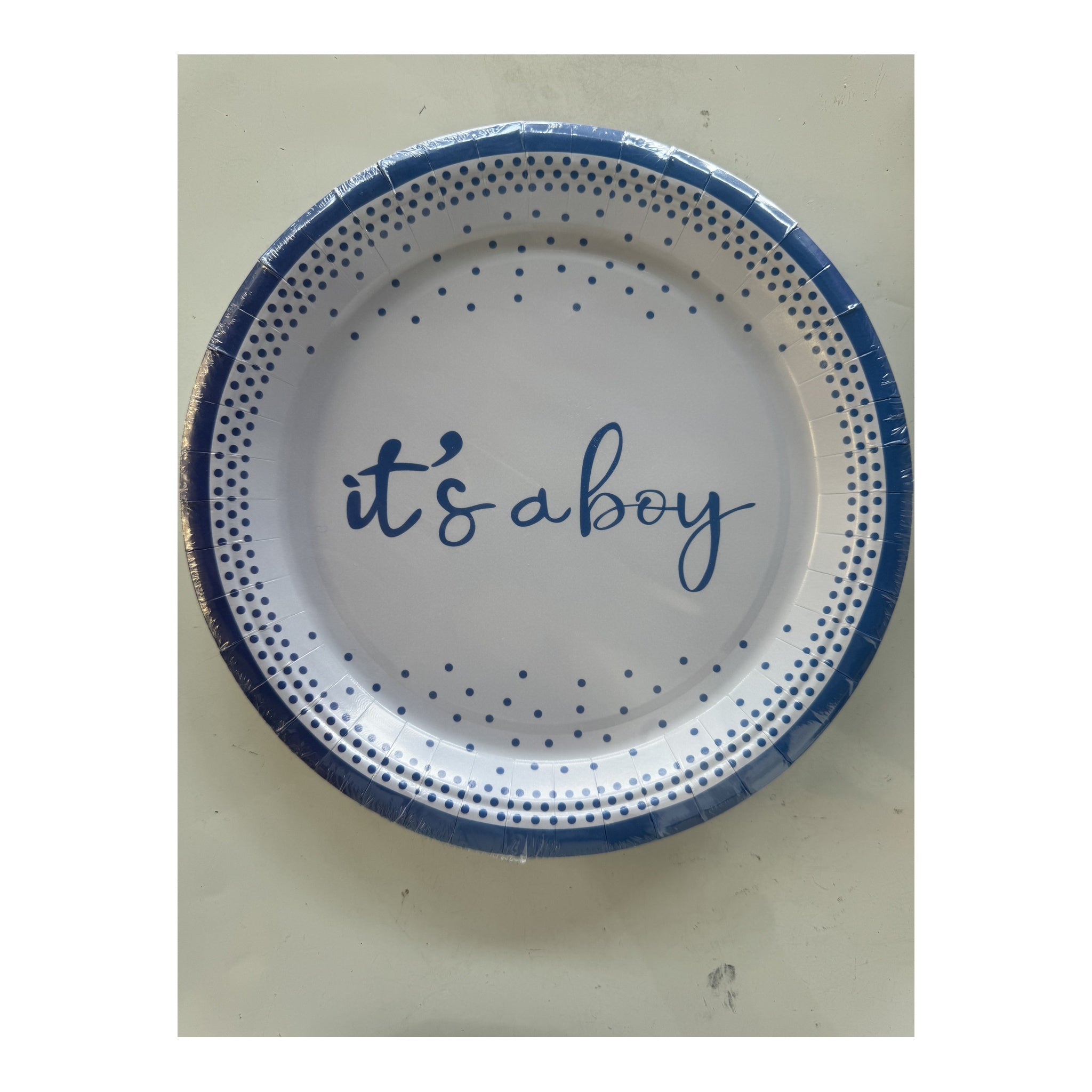 9" Plts 24 ct It'S A Boy 24Pk/Cs