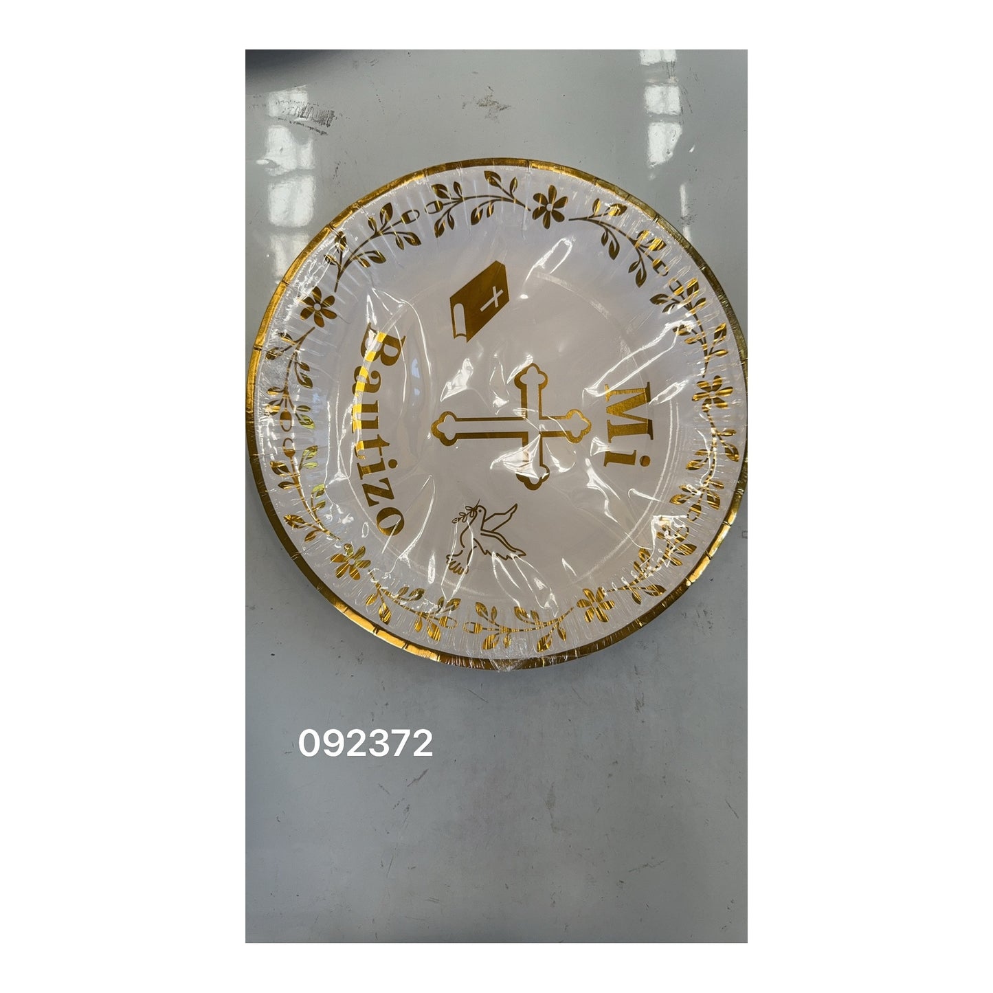 9" Plates 24 ct Bautizo 24Pk/Cs