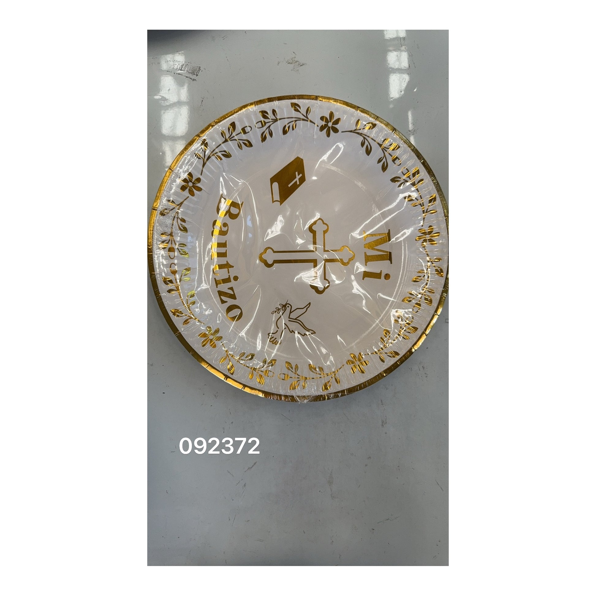 9" Plates 24 ct Bautizo 24Pk/Cs