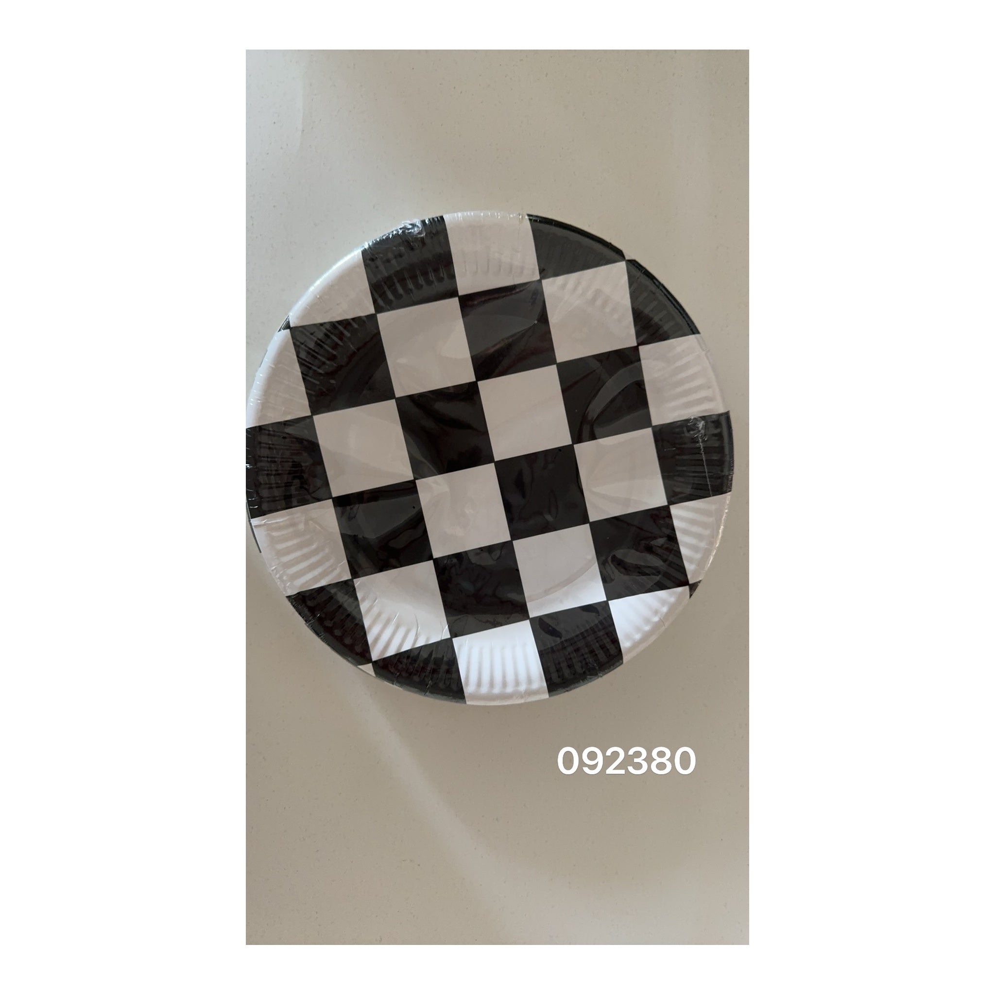 9" Plts 24 ct Checker 24Pk/Cs