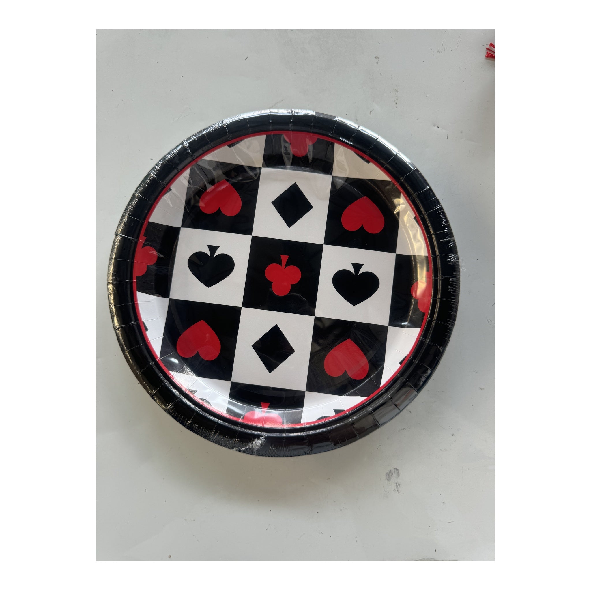 9" Plts 24 ct Casino 24Pk/Cs
