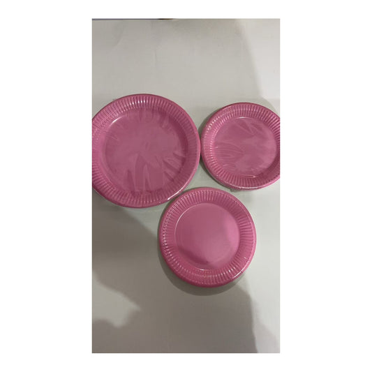 24 ct 7" Plates Light Pink 24Pk/Cs