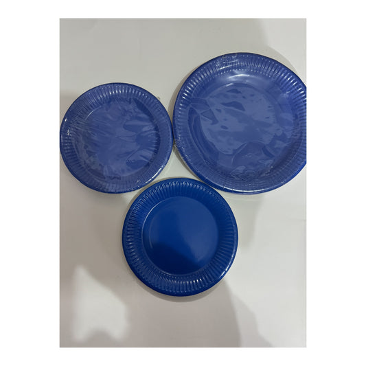 24 ct 7" Plates Royal Blue 24Pk/Cs