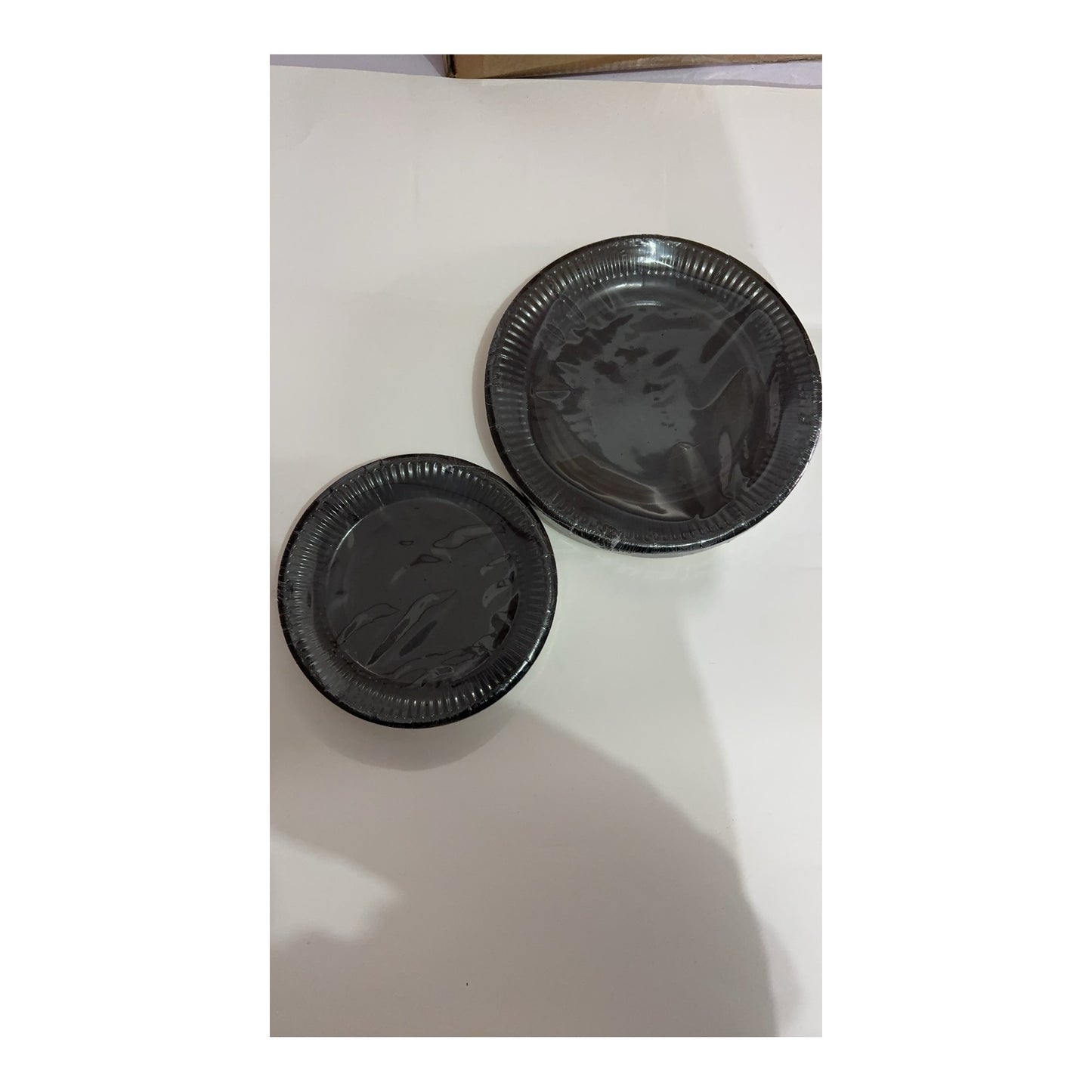 24 ct 7" Plates Black 24Pk/Cs
