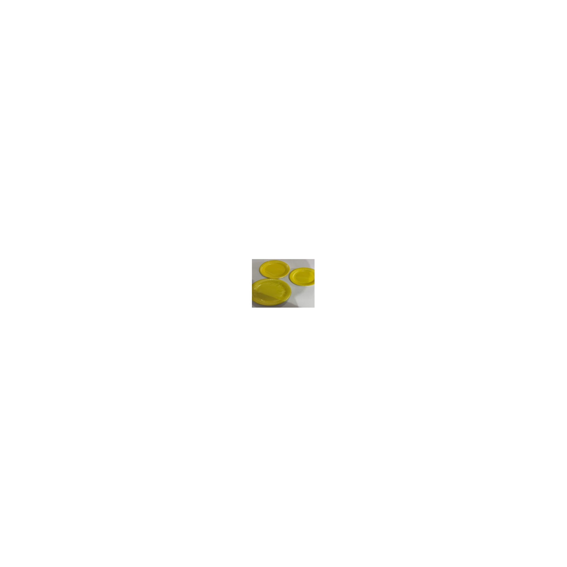 24 ct 7" Plates Yellow 24Pk/Cs