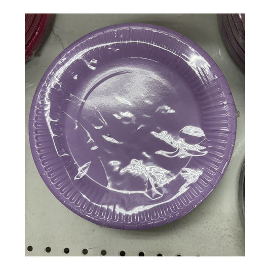 24 ct 9" Plates Lavender 24Pk/Cs