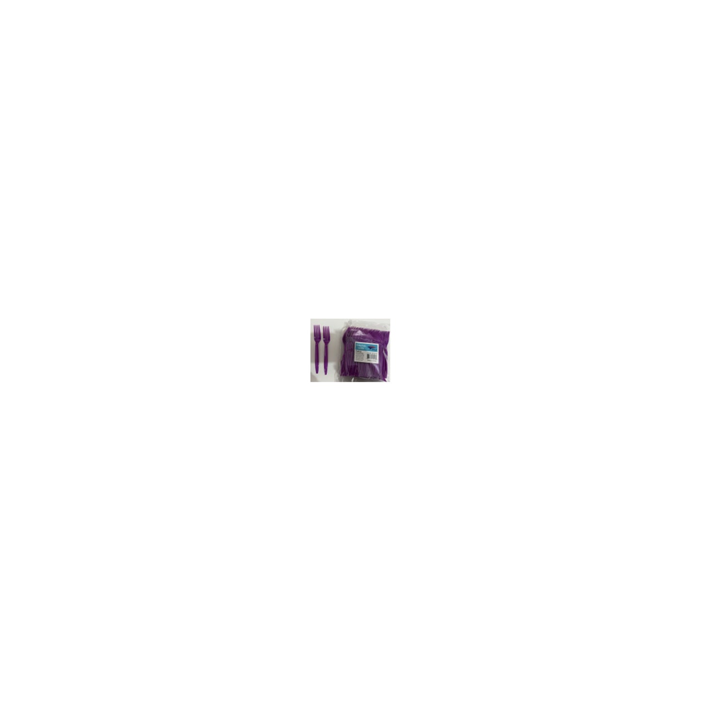 100 ct Plt Forks Purple 24Pk/Cs