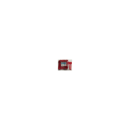 100 ct Plt Spoons Red 24Pk/Cs