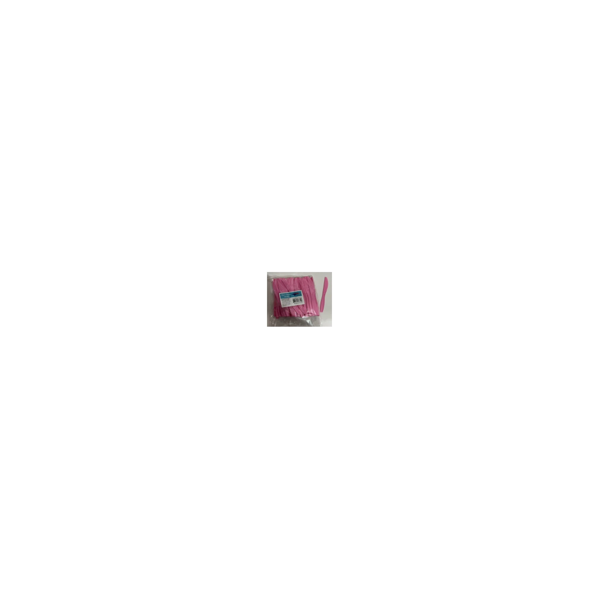 100 ct Plt Knives Light Pink 24Pk/Cs