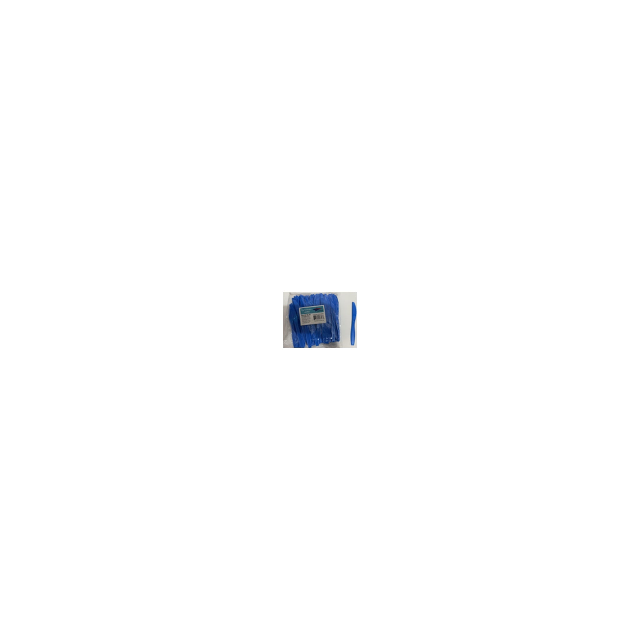 100 ct Plt Knives Royal Blue 24Pk/Cs