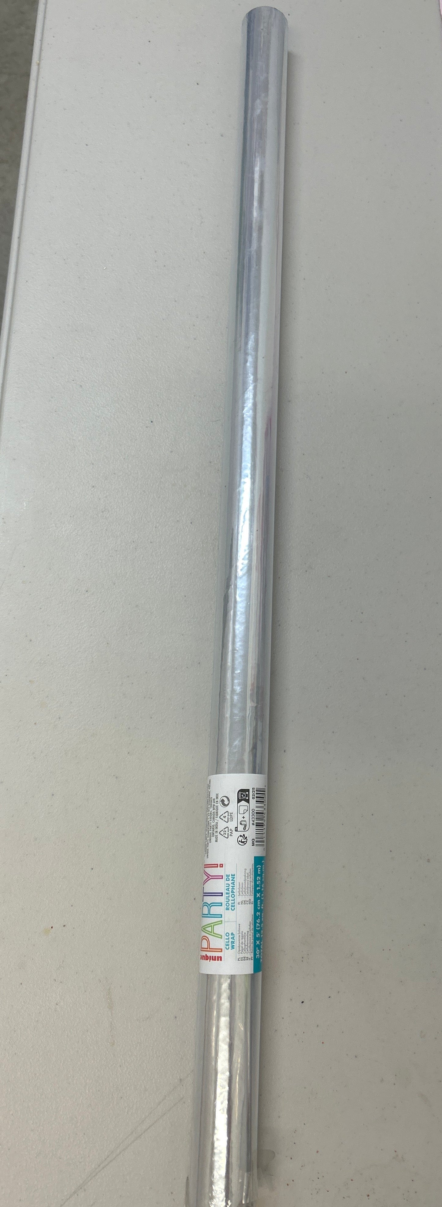 Clear Cello Roll 30X5 Ft
