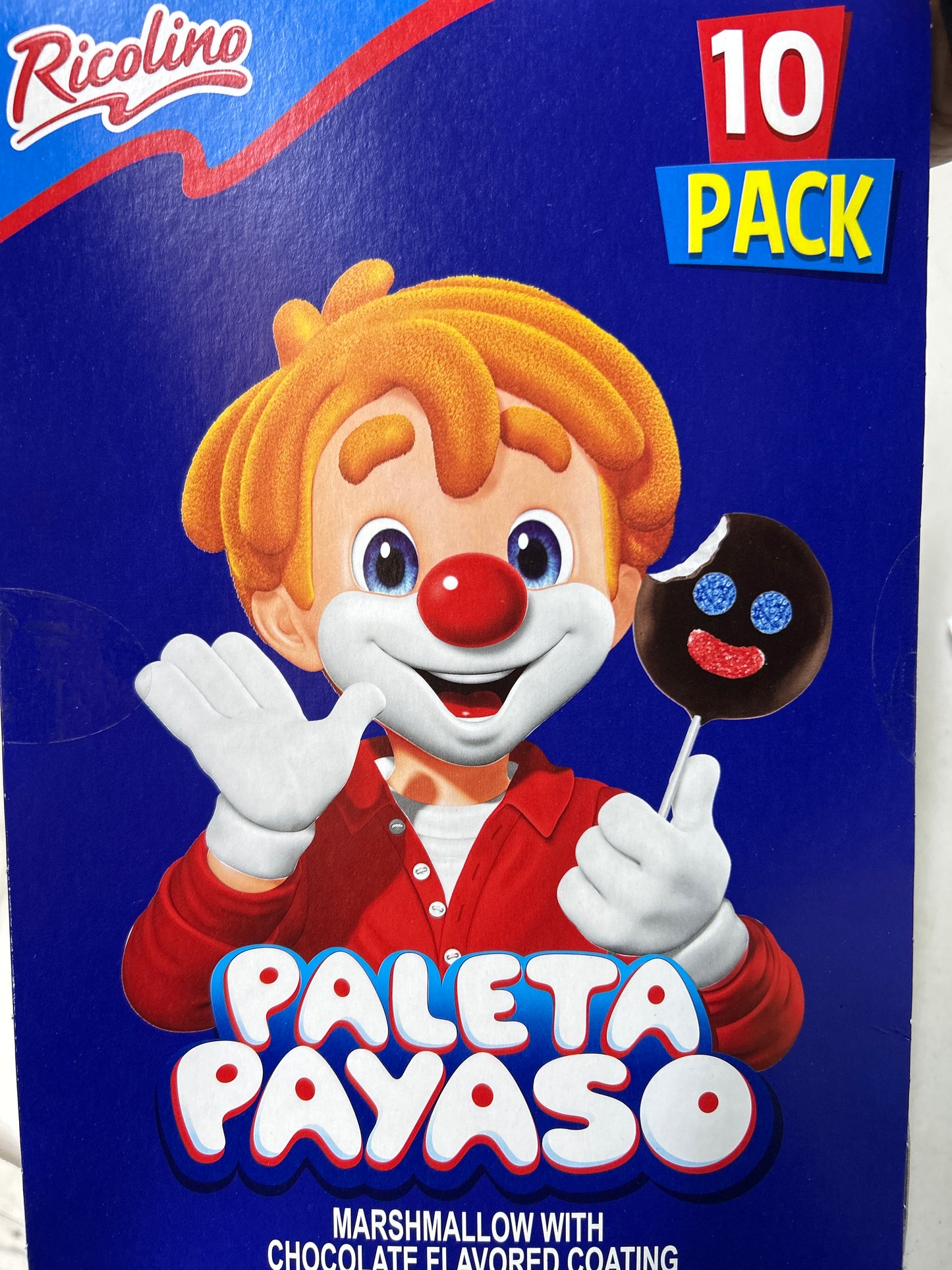 Ricolino Paleta Payaso 10ct