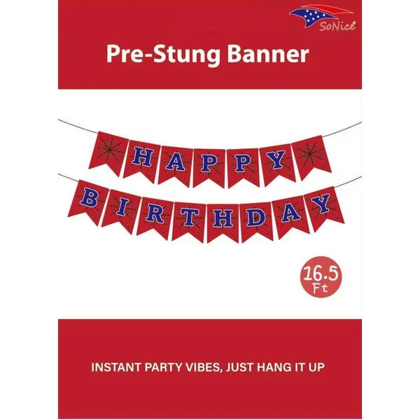 Spider Pre-Strung Banner