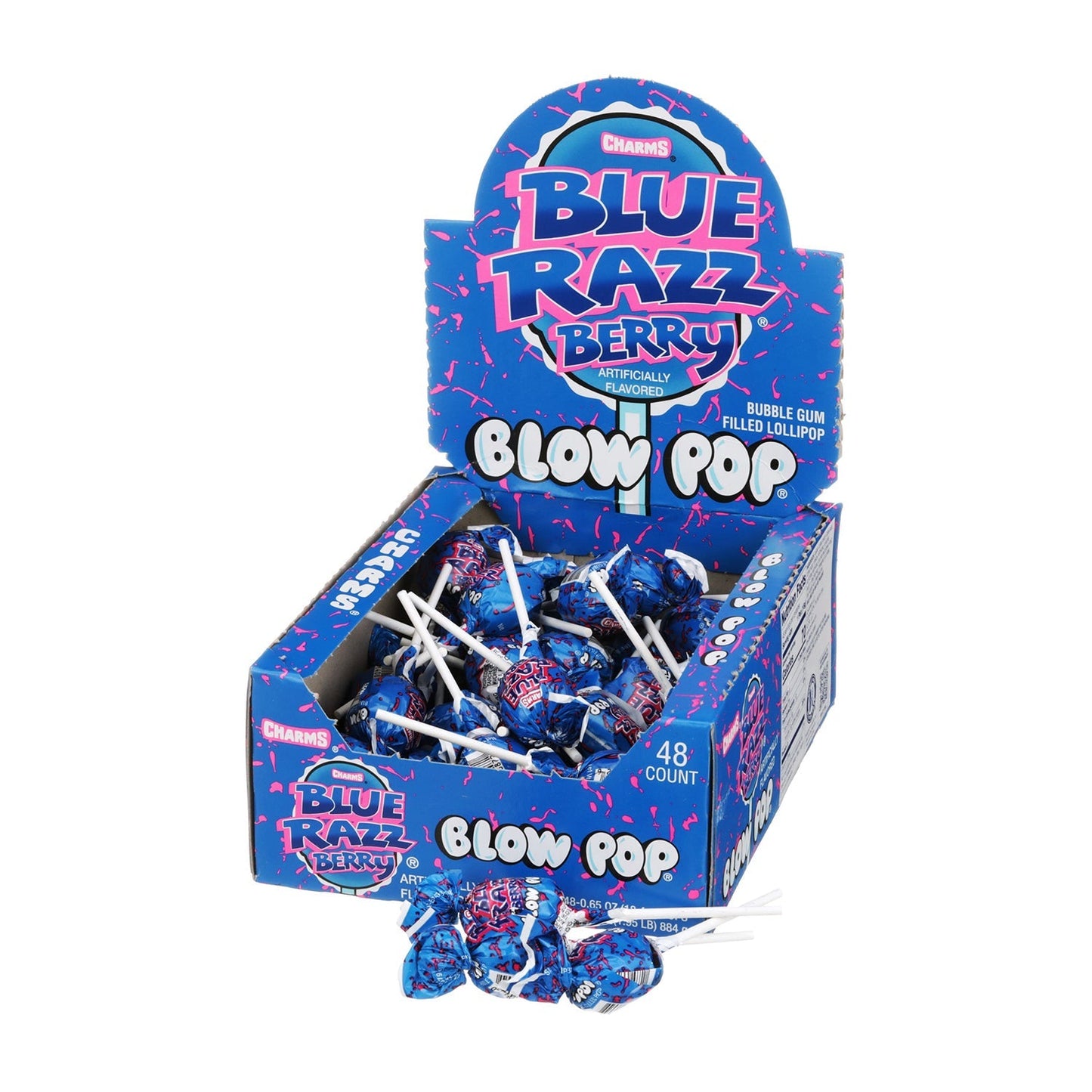 Blow Pop Blue Razz Berry 48ct