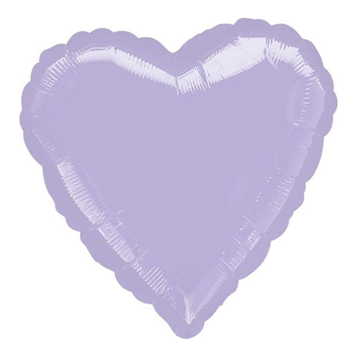 18" Lilac Heart Foil Balloon
