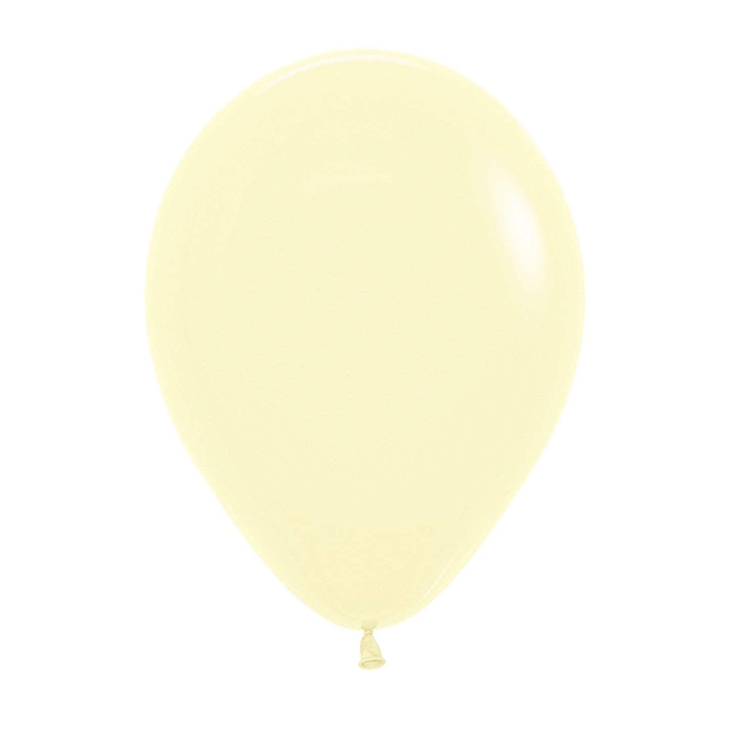Pastel Matte Yellow 100ct Latex Balloon 11"