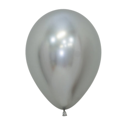 Betallatex Reflex Silver 50ct Latex Balloon 11"