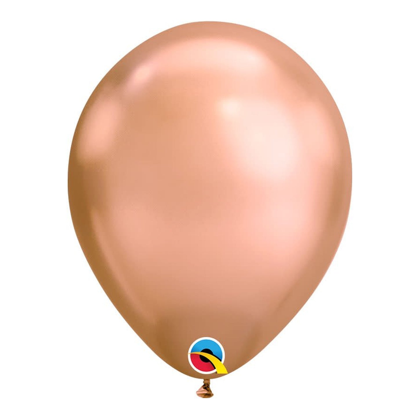 Qualatex Balloon Chrome Rose Gold 25ct Latex Balloon 11"