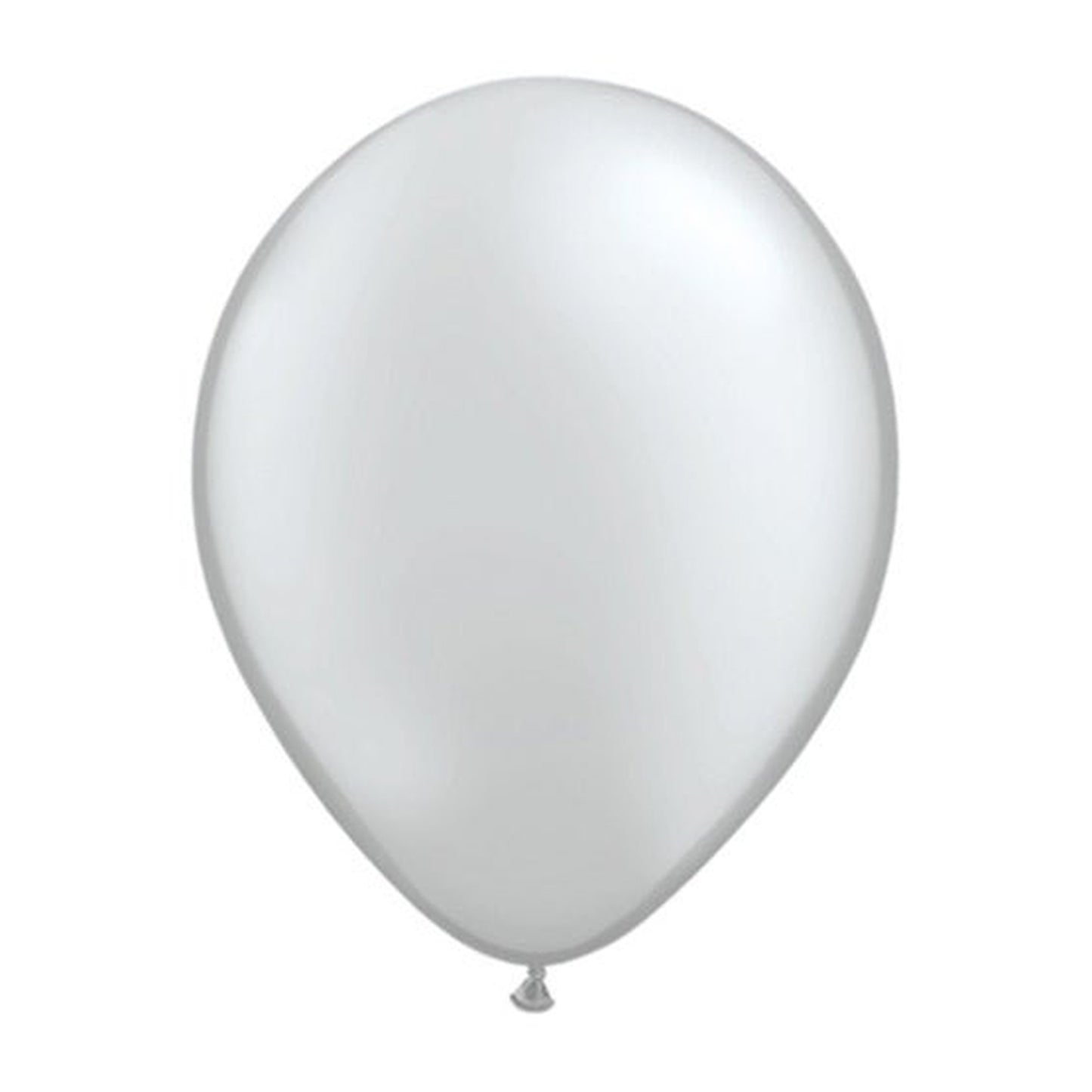 Qualatex Balloon Silver 100ct Latex Balloon 11"