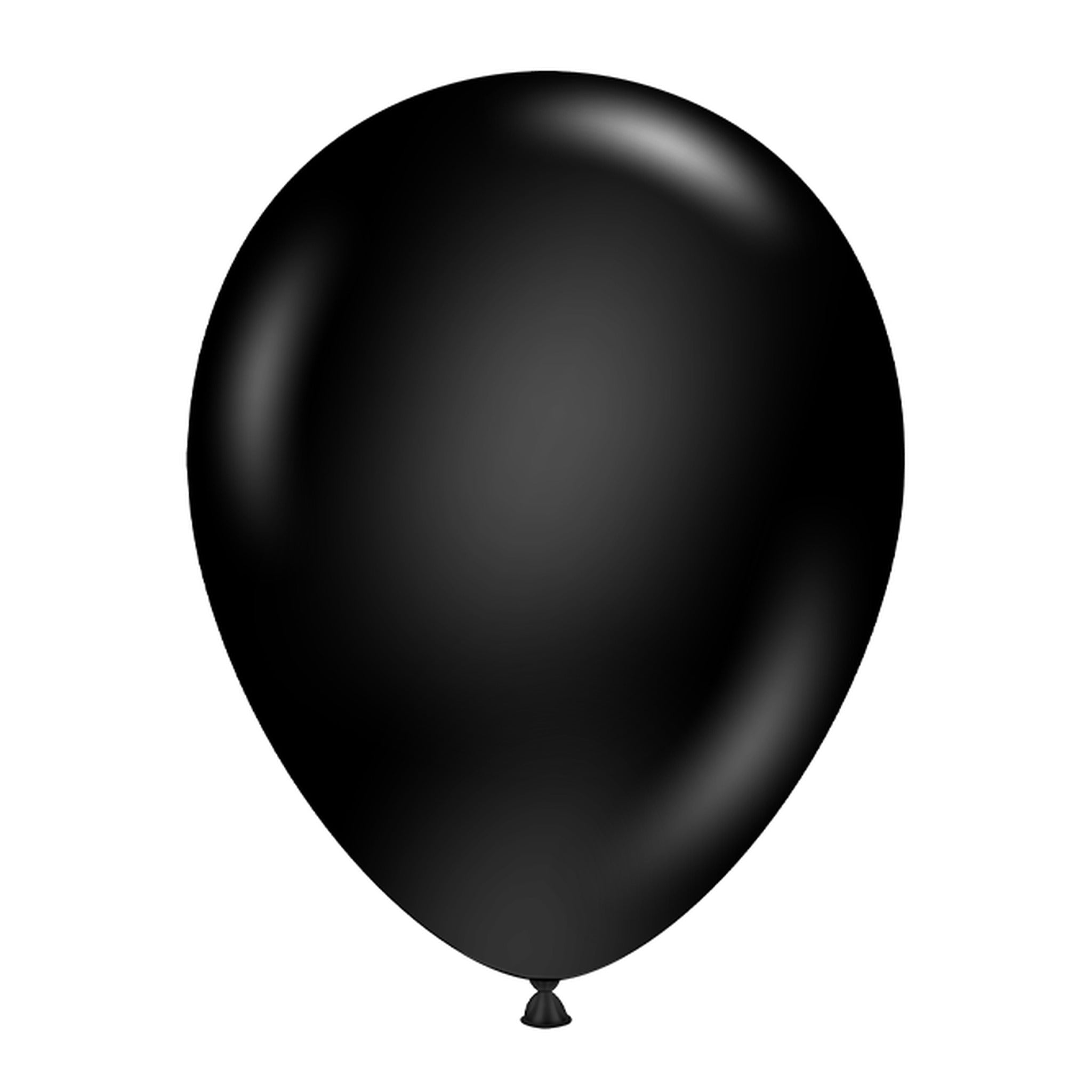 Tuftex Black 100ct Latex Balloon 11"