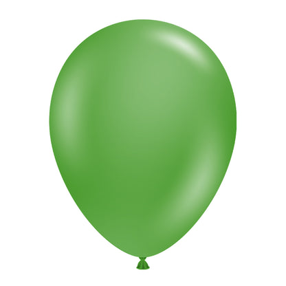 Tuftex Green 100ct Latex Balloon 11"