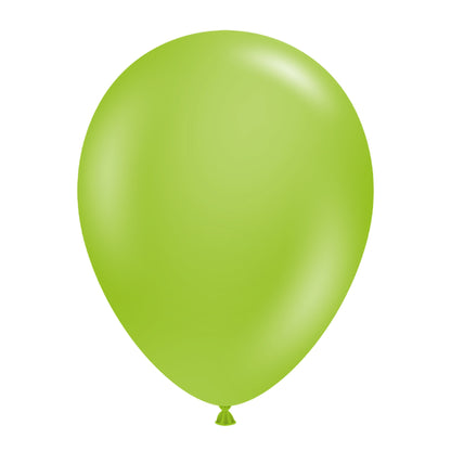 Tuftex Lime Green 100ct Latex Balloon 11"