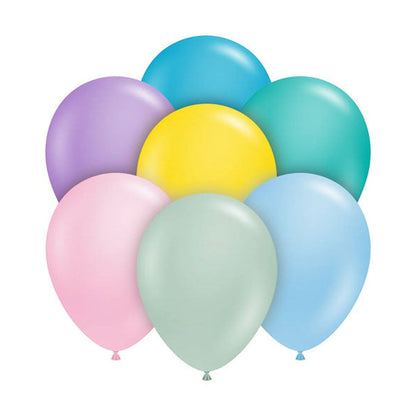 Tuftex Pastel Assorted 100ct Latex Balloon 11"