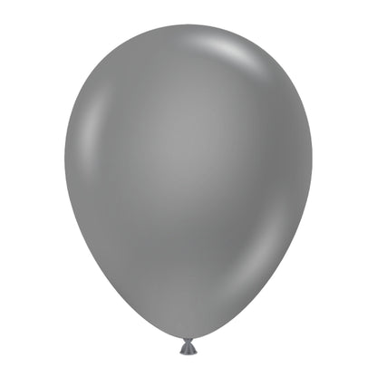 Tuftex Silver 100ct Latex Balloon 11"