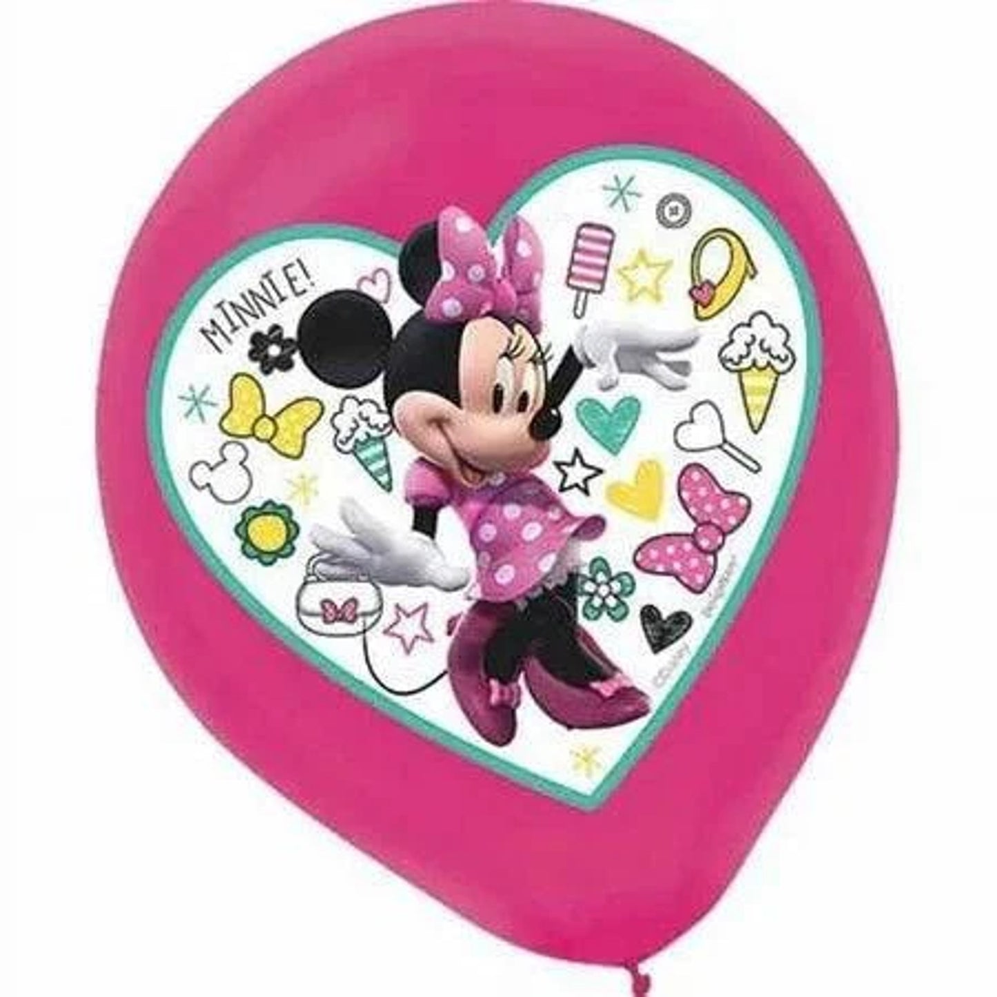 Minnie Latex Balloon 12"