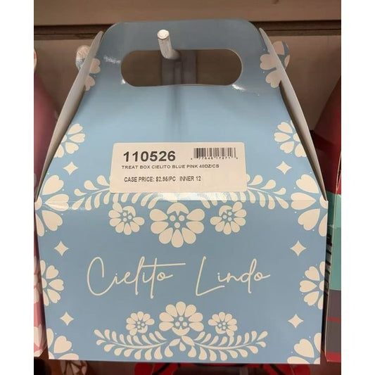 Blue and pink Cielito Lindo treat box