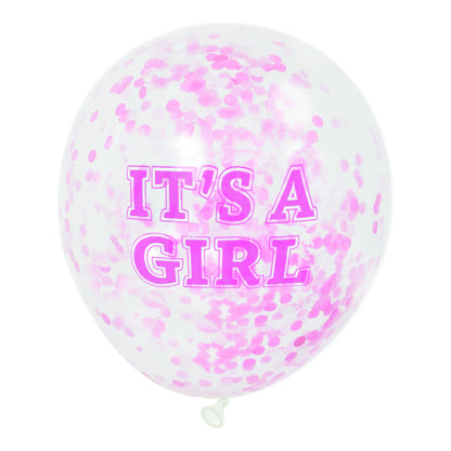 It's A Girl 6ct Latex Balloon 12"