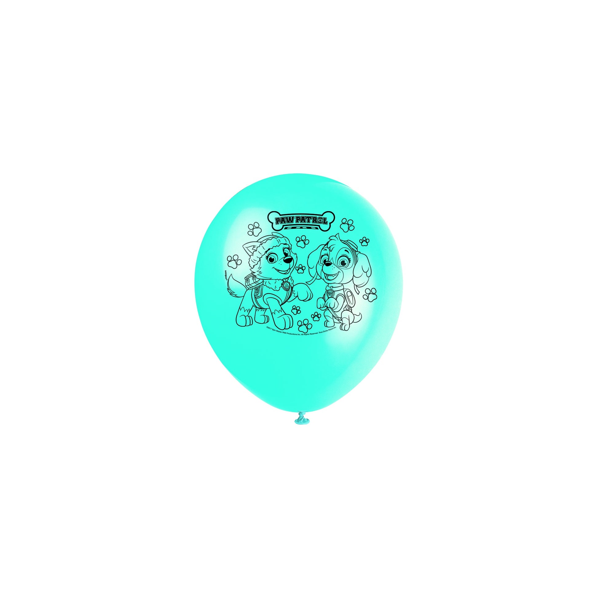 Paw Patrol Girl Balloon 2s 8ct Latex Balloon 12"